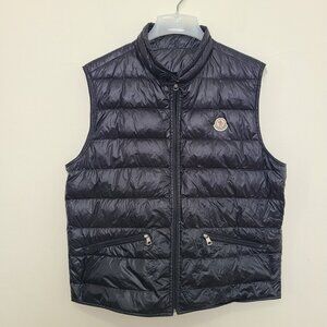 Moncler Gui Gilet Down Men's Black Size 5